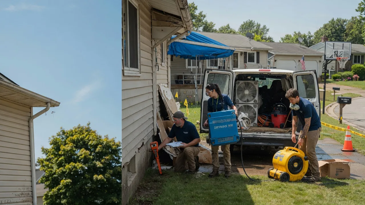 Ceiling Leak Cleanup in Warnock, OH near me